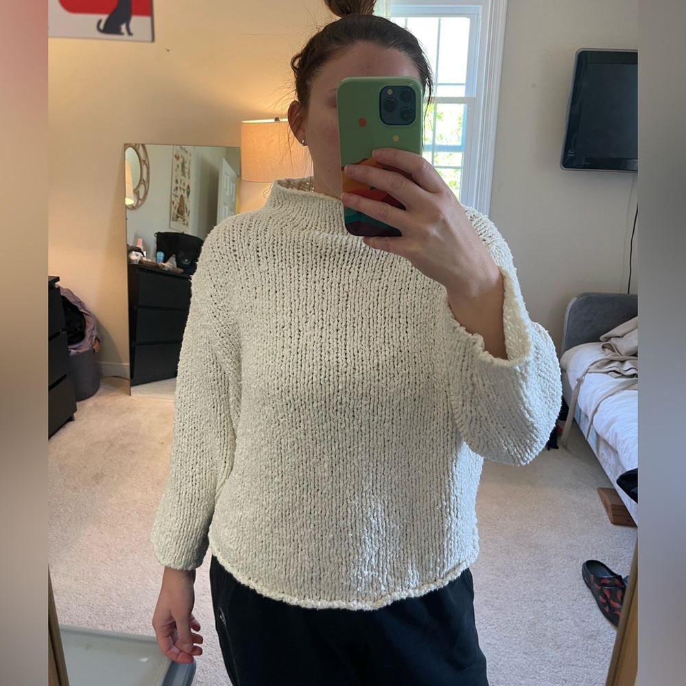 Cozy White Sweater